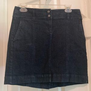 Ann Taylor Loft Jean mini pencil skirt Sz 2